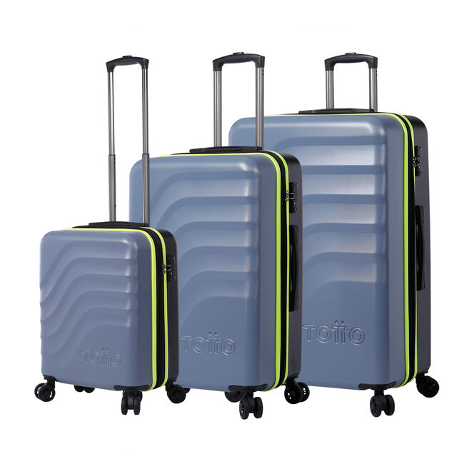 Juego de maletas trolley Folkstone Gray - Bazy +